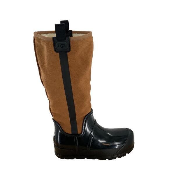 UGG Raincloud Tall Boots Women Size 8 Shearling Lining Waterproof Snow Shoes - Picture 3 of 13